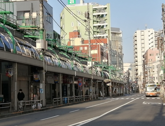 東京　北千住　街並み