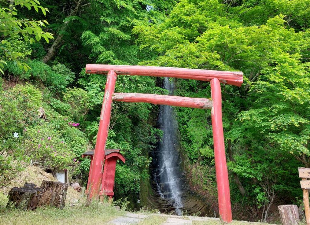 がけ　たき　自然　風景　千葉　金神の滝
