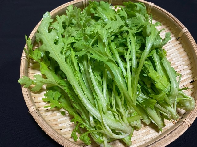 春菊　野菜
