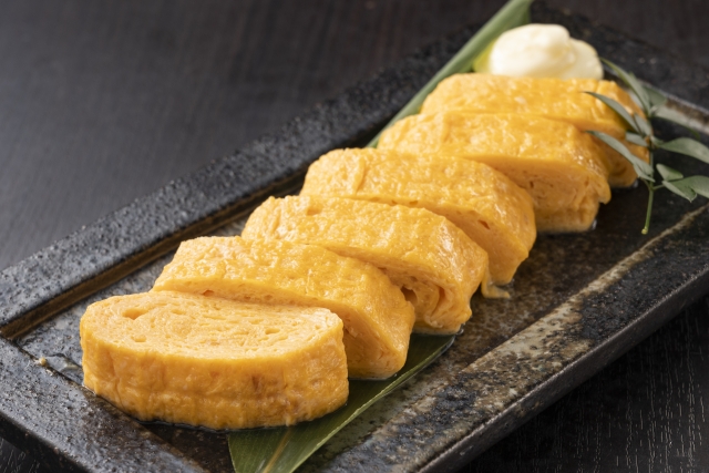 玉子　たまご　卵　玉子焼き　食事　和食
