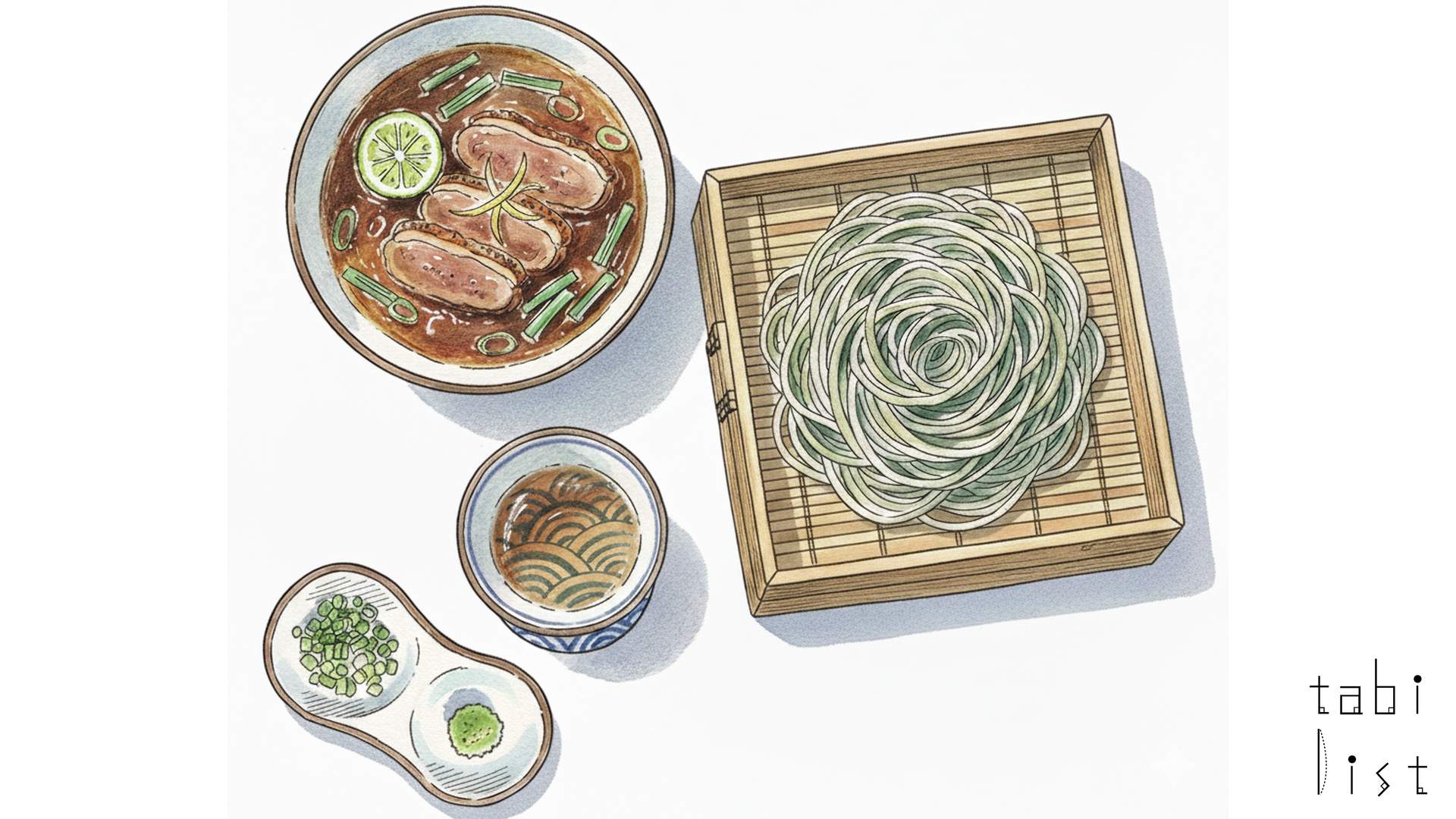 鴨せいろ　そば