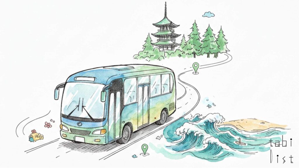 鎌倉　江ノ島　バス