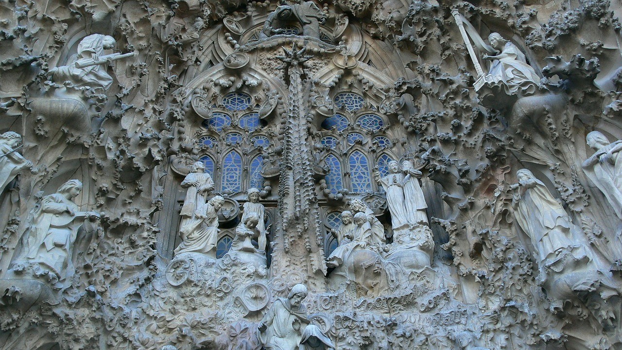 スペイン　建築　教会　風景