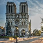 ノートルダム　フランス　建築　風景　街並み