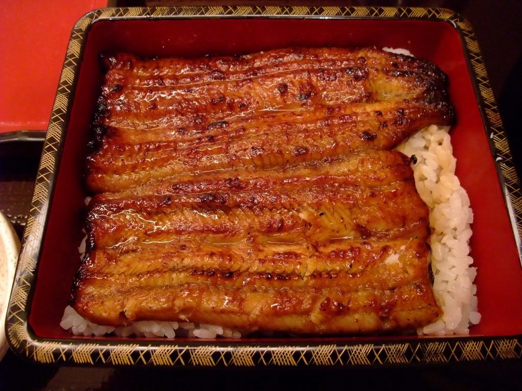 うなぎ　丼もの　食事　和食