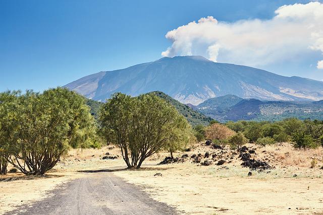世界遺産　エトナ火山