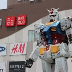 ガンダム　街並み　日本　風景　おもちゃ