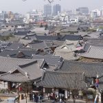 韓国　風景　街並み