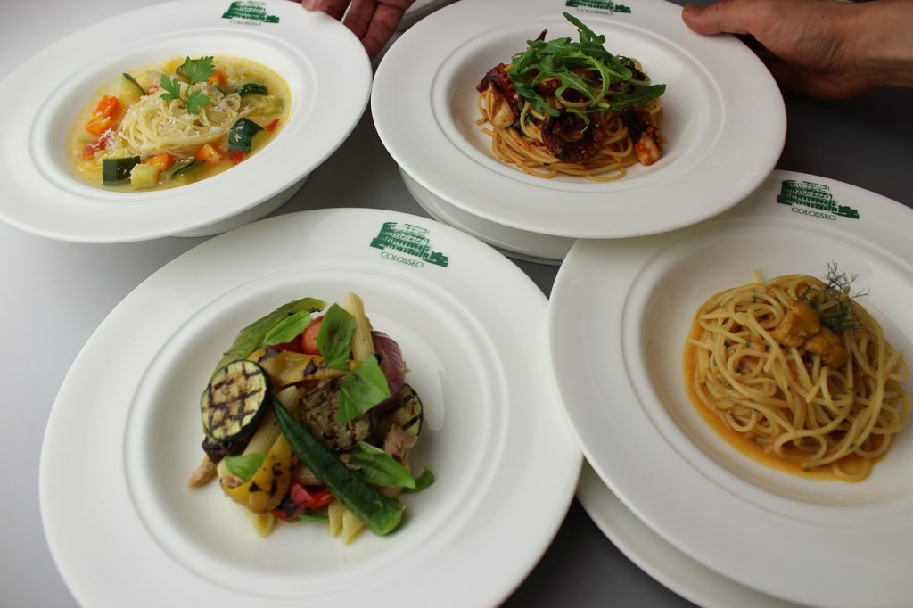 麺類　パスタ　食事　洋食　イタリアン