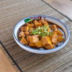豆腐　麻婆　食事　和食　煮込み