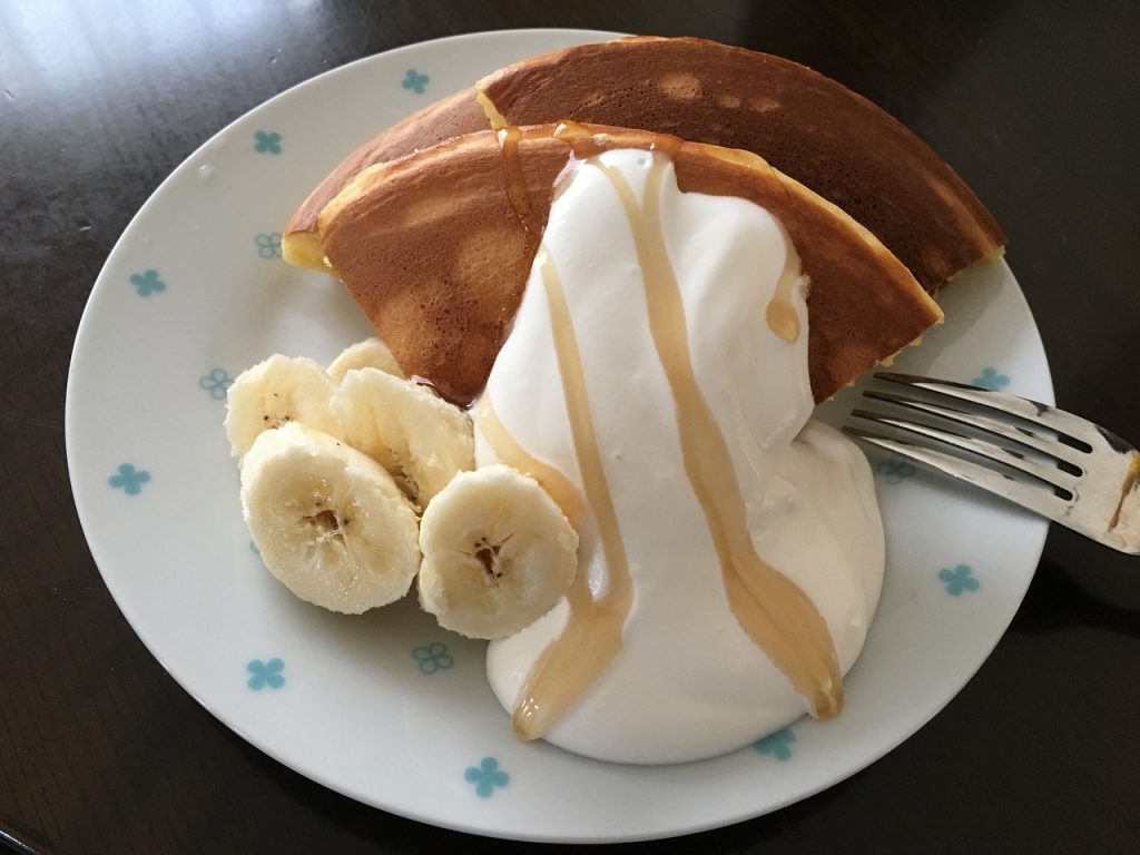 パンケーキ　甘味　カフェ