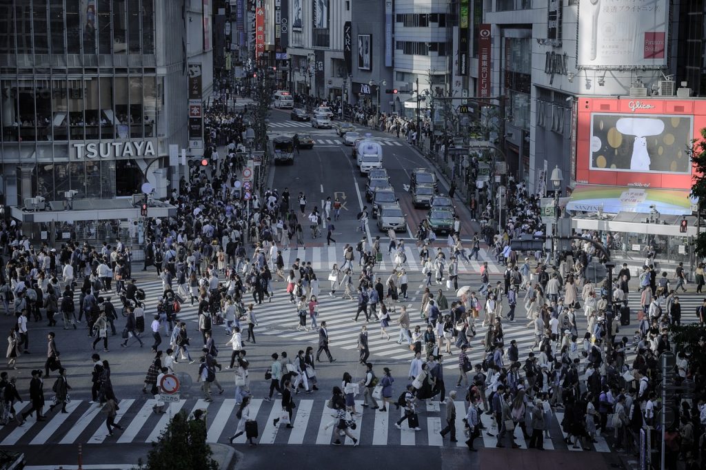 東京　日本　街並み　風景