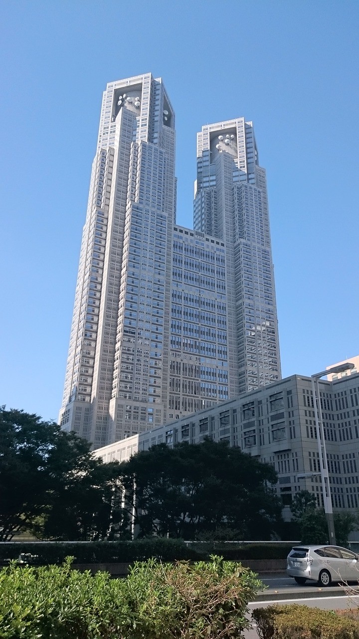 都庁　ビル　建築　風景　街並み　日本