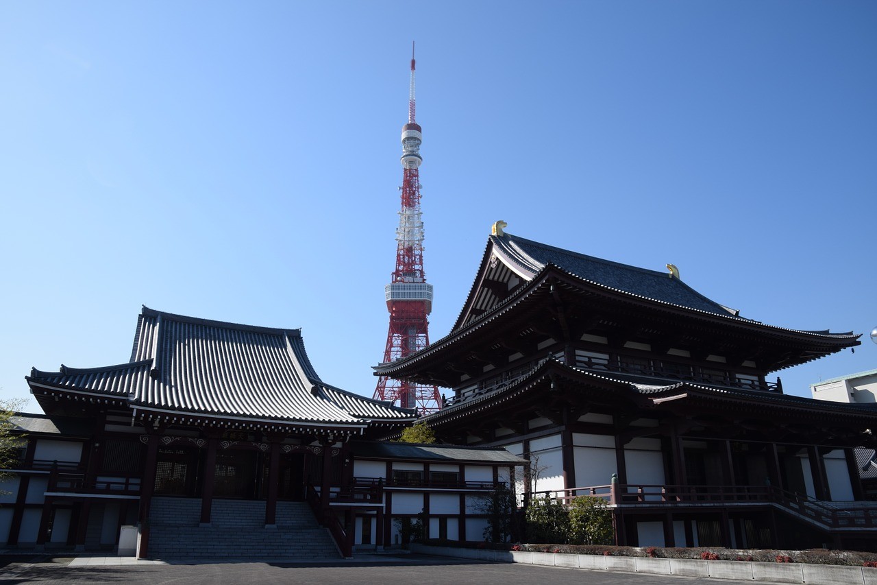 東京　お寺　神社　仏閣　風景